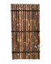 Bamboescherm Zwart 180 x 90 Half Rond